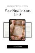 Resell-able 160 Page Digital Journal
