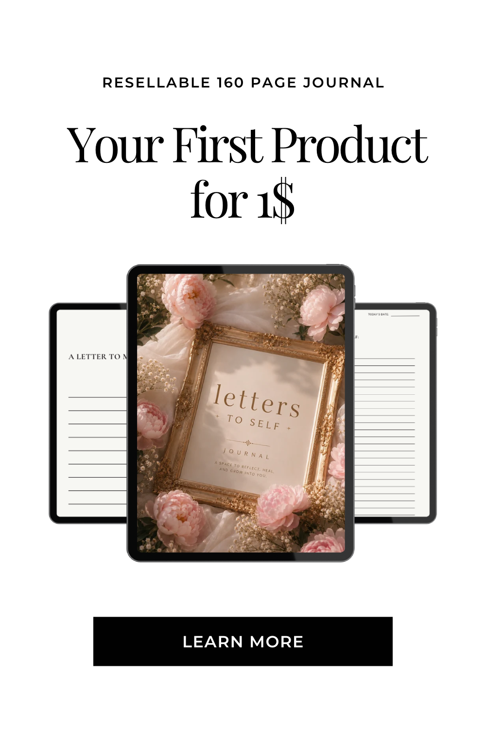 Resell-able 160 Page Digital Journal
